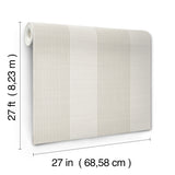 Ronald Redding 4211-83526 Archer Stripe Light Grey Faux Line