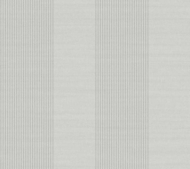 Ronald Redding 4211-83527 Archer Stripe Grey Faux Linen Wall
