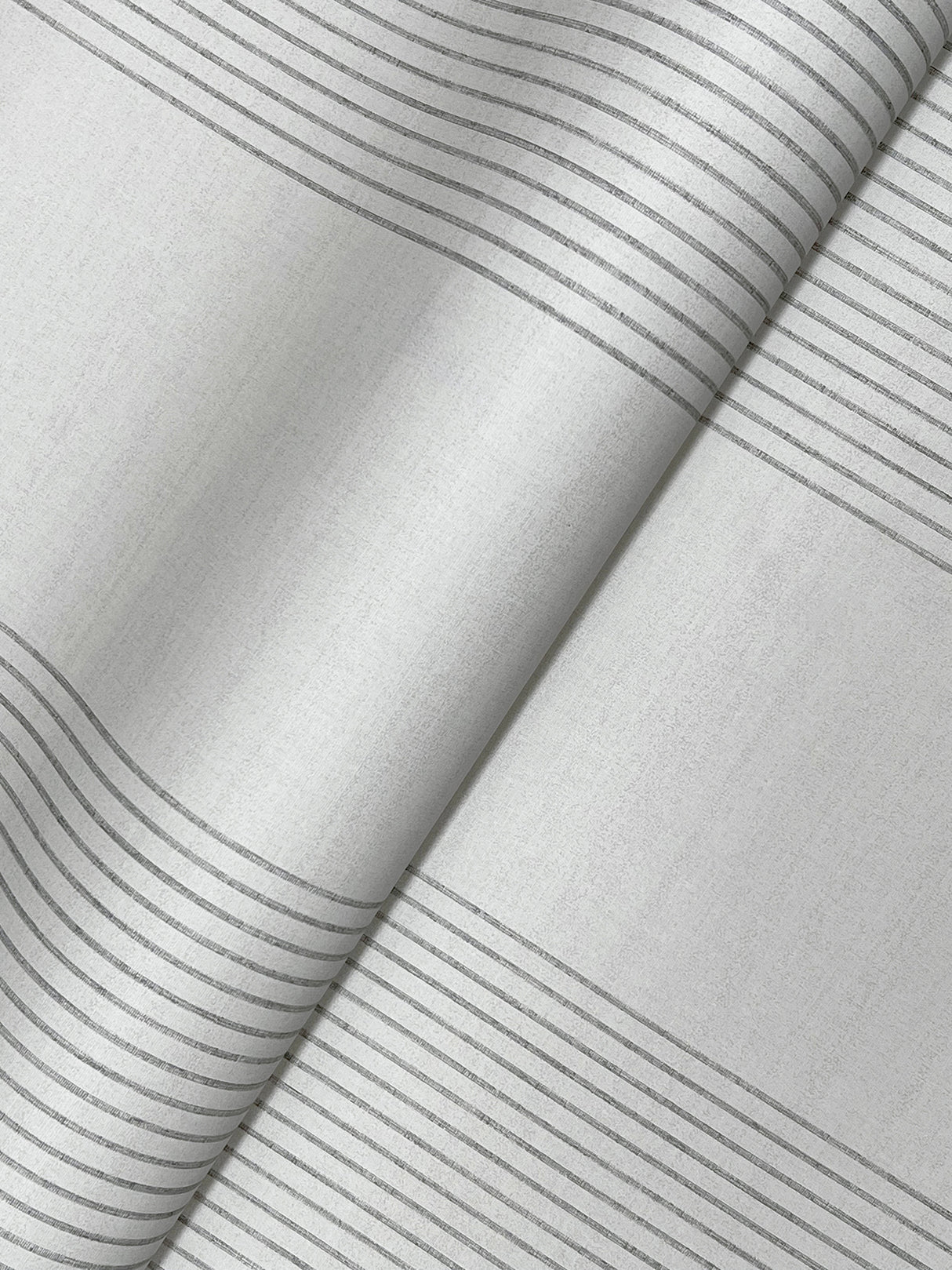 Ronald Redding 4211-83527 Archer Stripe Grey Faux Linen Wall