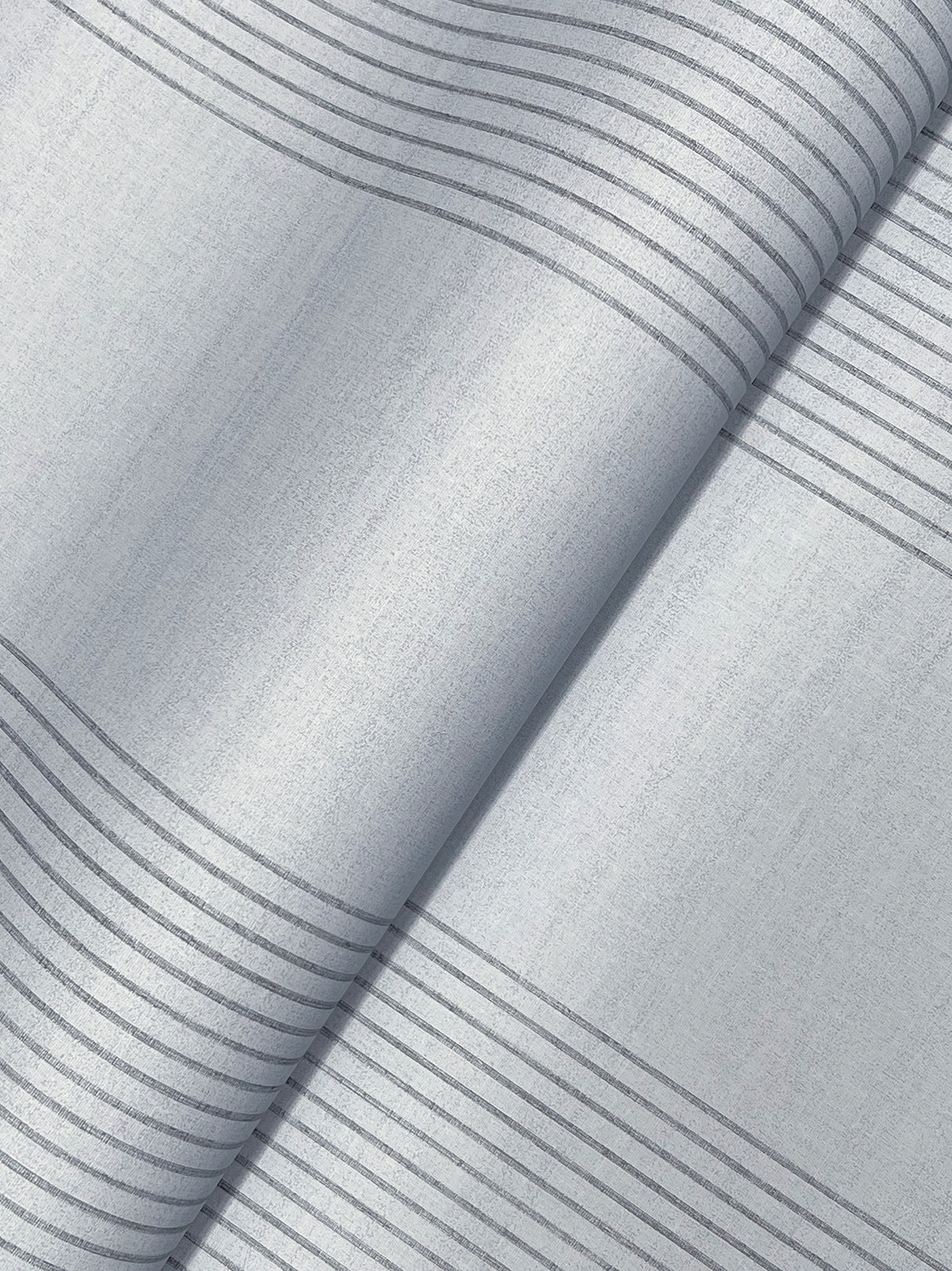 Ronald Redding 4211-83528 Archer Stripe Blue Faux Linen Wall