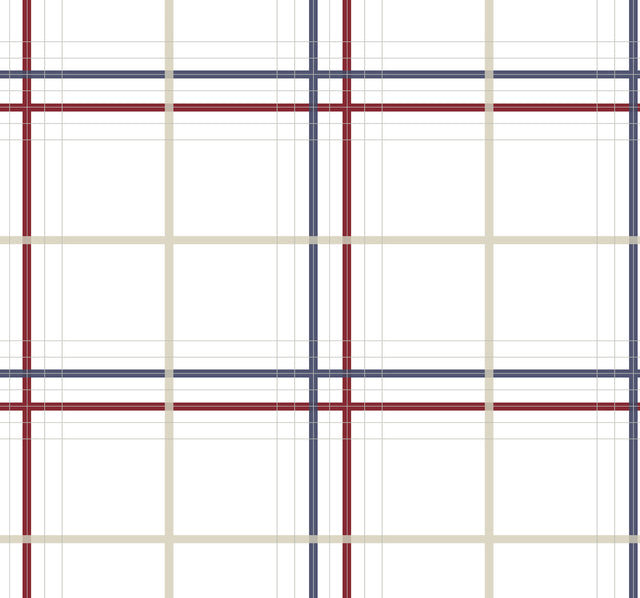 Ronald Redding 4211-83531 Lakeside Plaid Red Tailored Wallpa