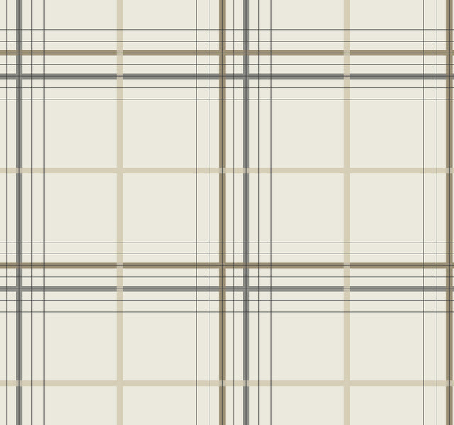 Ronald Redding 4211-83532 Lakeside Plaid Beige Tailored Wall
