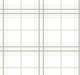 Ronald Redding 4211-83533 Lakeside Plaid White Tailored Wall