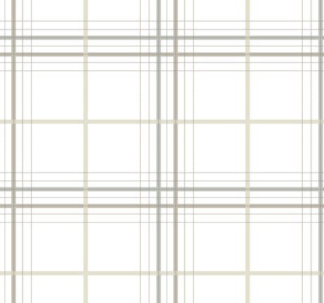 Ronald Redding 4211-83533 Lakeside Plaid White Tailored Wall