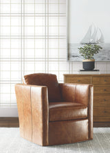 Ronald Redding 4211-83533 Lakeside Plaid White Tailored Wall