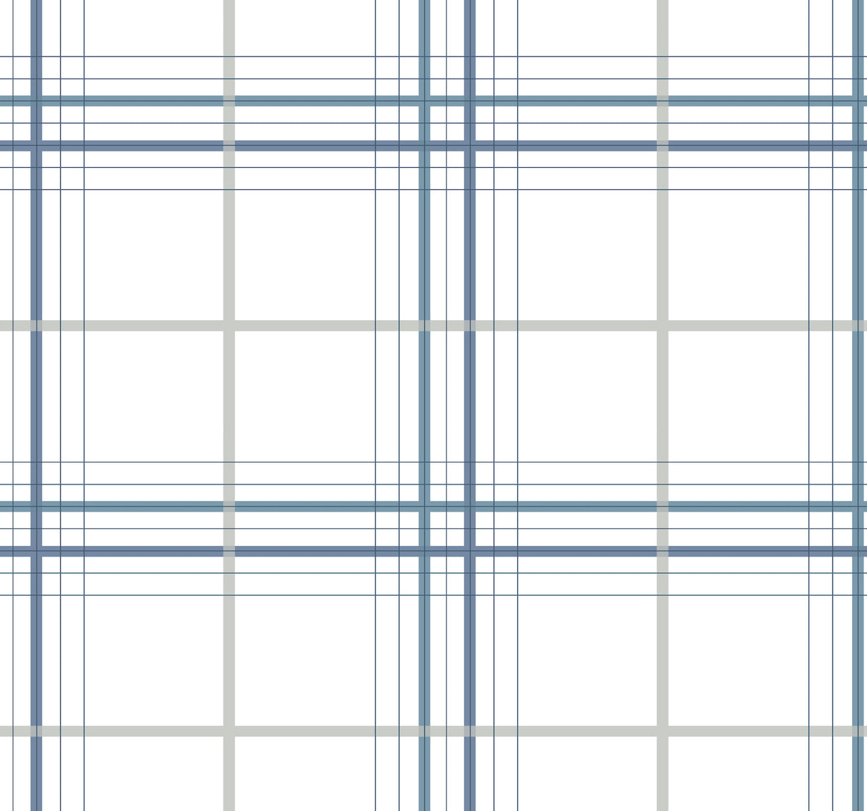 Ronald Redding 4211-83534 Lakeside Plaid Blue Tailored Wallp