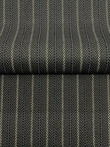 Ronald Redding 4211-83537 Elkan Stripe Black Herringbone Wal