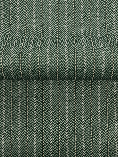 Ronald Redding 4211-83539 Elkan Stripe Green Herringbone Wal
