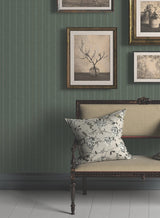 Ronald Redding 4211-83539 Elkan Stripe Green Herringbone Wal