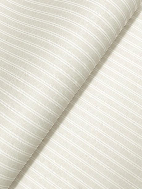 Ronald Redding 4211-83540 Ticking Stripe Beige Faux Linen Wa