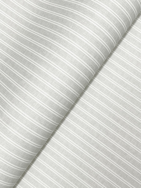 Ronald Redding 4211-83541 Ticking Stripe Grey Faux Linen Wal