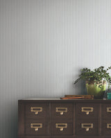 Ronald Redding 4211-83542 Ticking Stripe Blue Faux Linen Wal