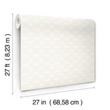 Ronald Redding 4211-83544 Radcliffe Beige Diamond Motif Wall