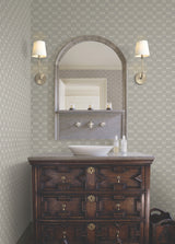 Ronald Redding 4211-83545 Radcliffe Grey Diamond Motif Wallp