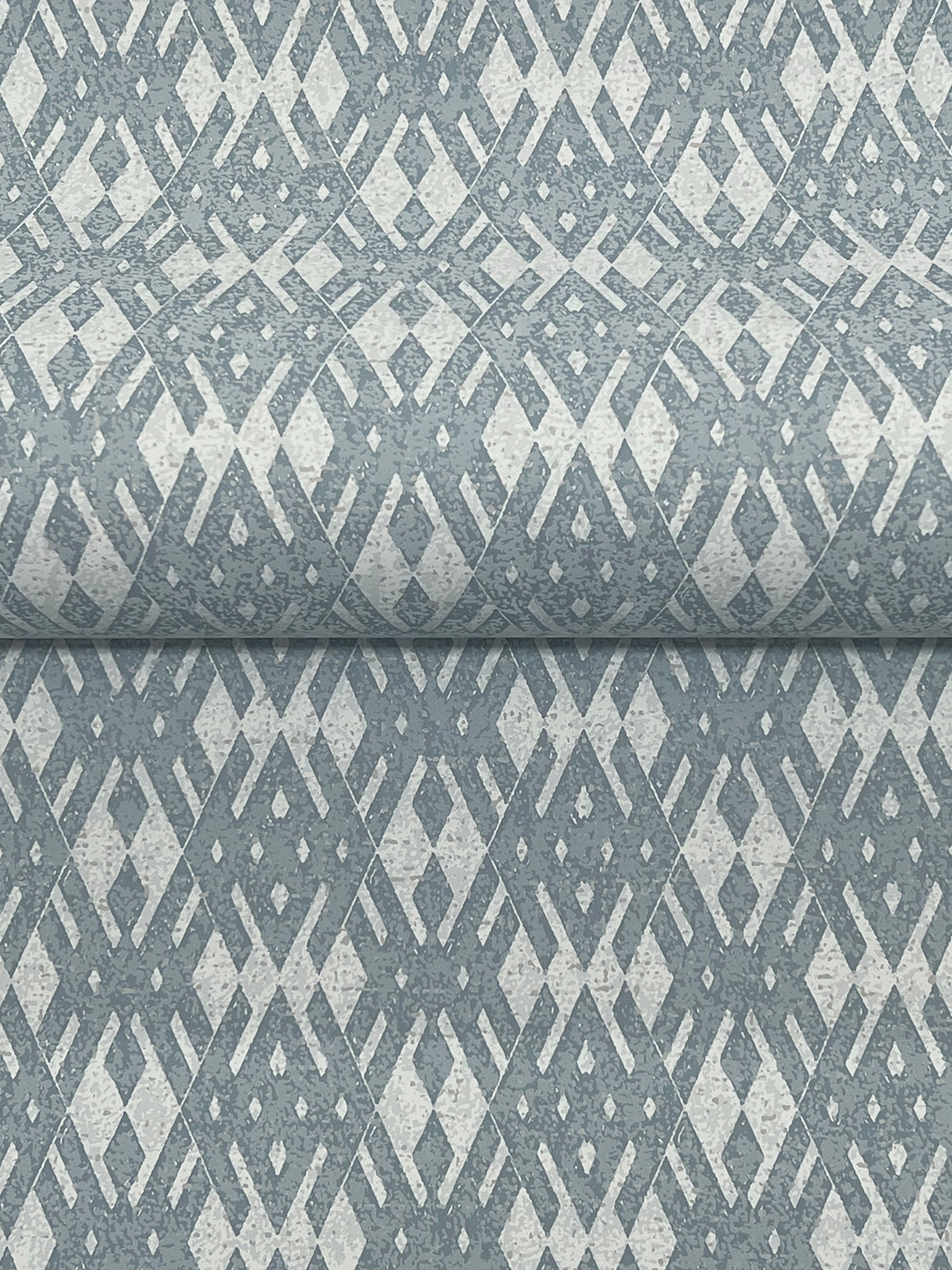 Ronald Redding 4211-83546 Radcliffe Blue Diamond Motif Wallp