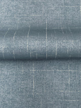 Ronald Redding 4211-83548 Saratoga Blue Faux Linen Wallpaper