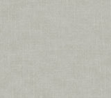 Ronald Redding 4211-83550 Saratoga Grey Faux Linen Wallpaper