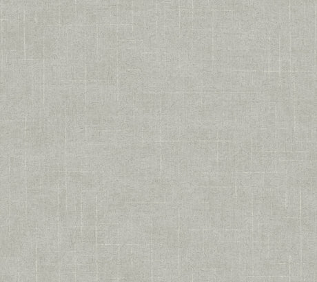 Ronald Redding 4211-83550 Saratoga Grey Faux Linen Wallpaper