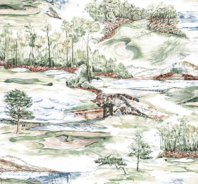 Ronald Redding 4211-83552 Hole In One Multicolor Scenic Wall