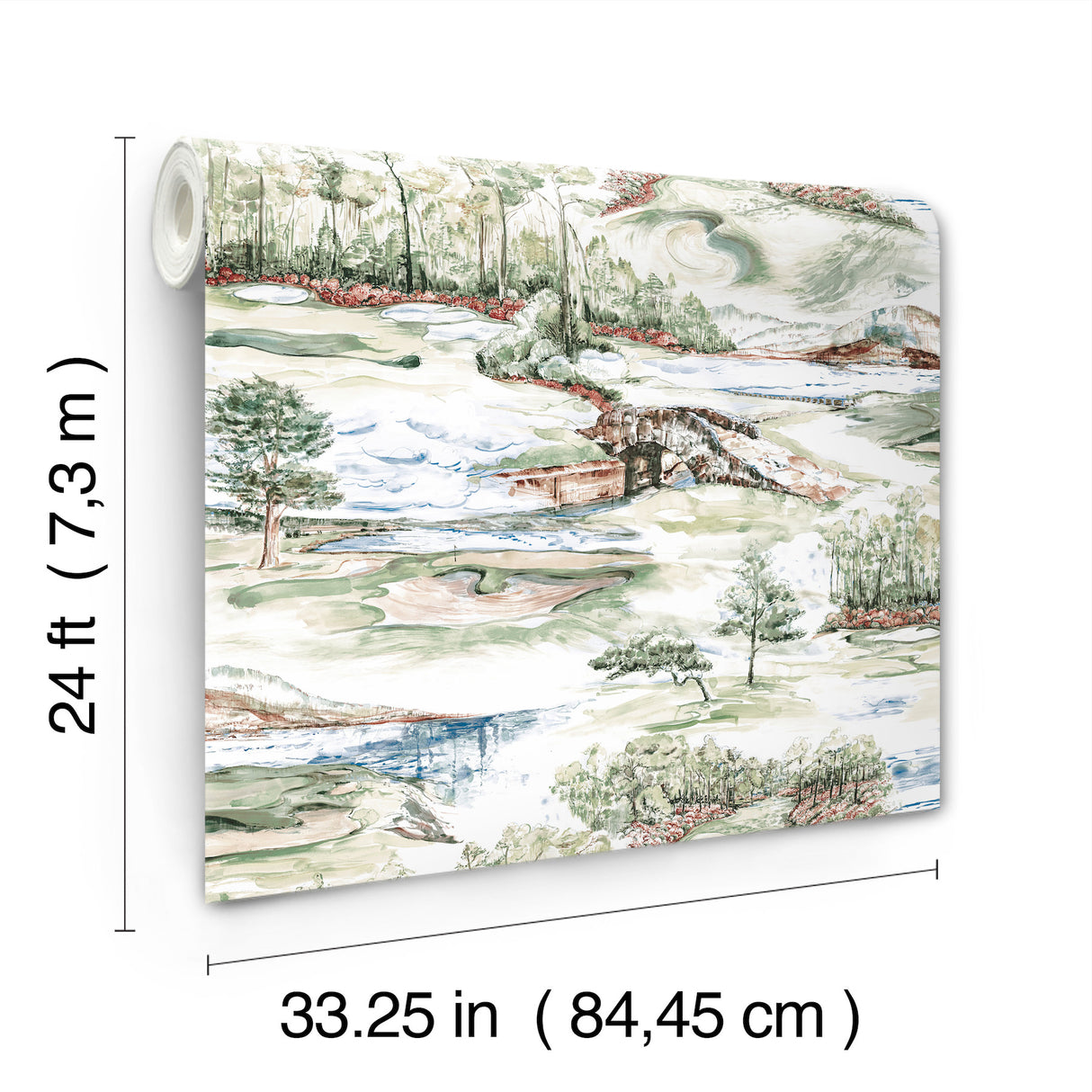 Ronald Redding 4211-83552 Hole In One Multicolor Scenic Wall