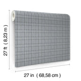 Ronald Redding 4211-83555 Harrington Plaid Blue Glen Check W