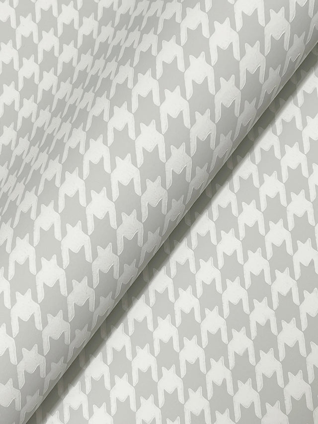 Ronald Redding 4211-83558 Watson Dark Grey Houndstooth Wallp