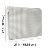 Ronald Redding 4211-83558 Watson Dark Grey Houndstooth Wallp