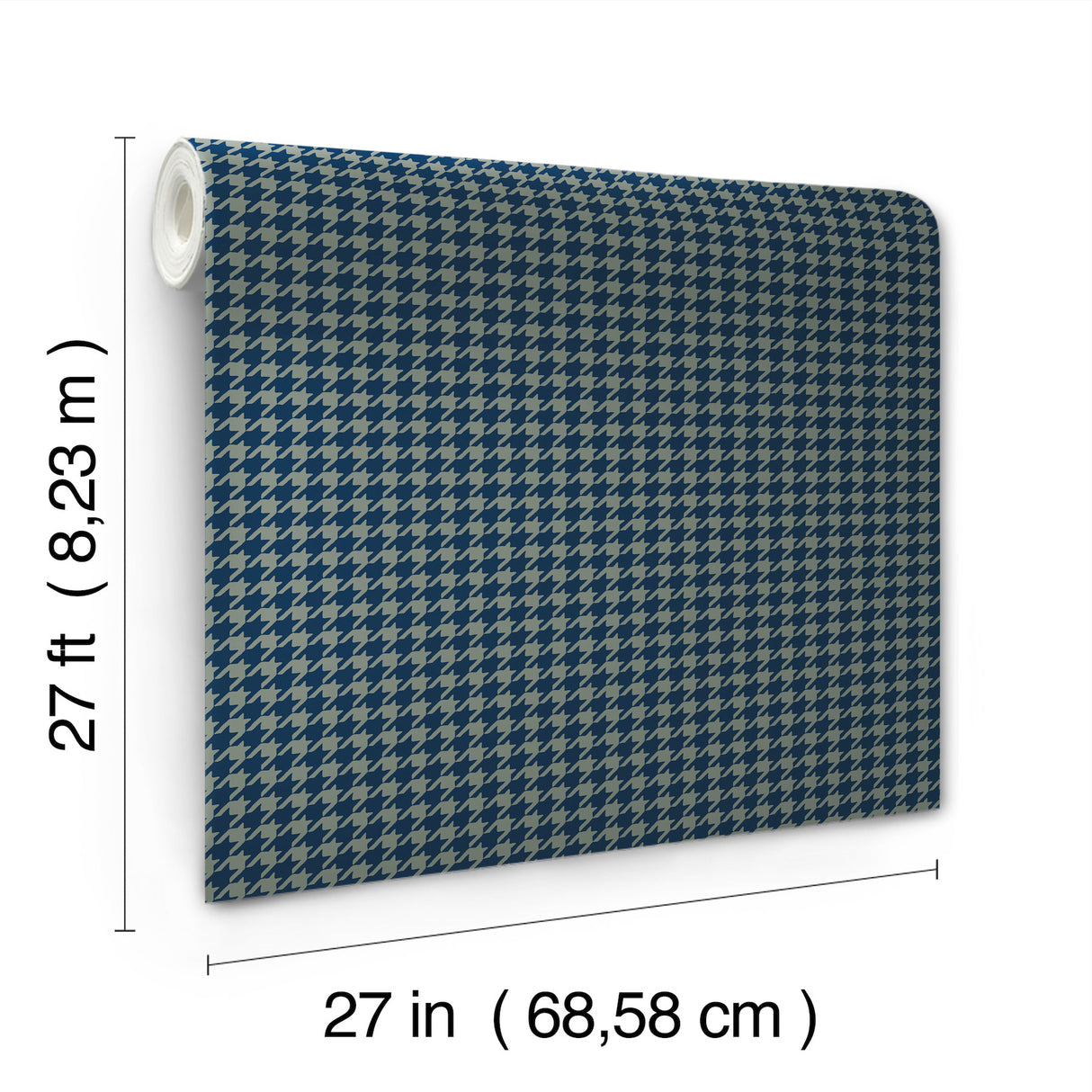 Ronald Redding 4211-83559 Watson Sea Green Houndstooth Wallp