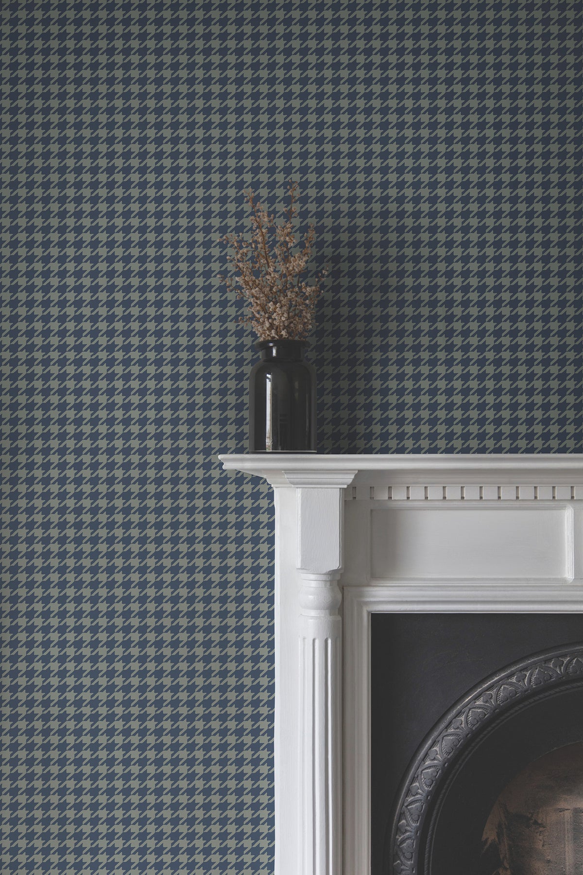 Ronald Redding 4211-83559 Watson Sea Green Houndstooth Wallp