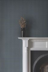 Ronald Redding 4211-83559 Watson Sea Green Houndstooth Wallp