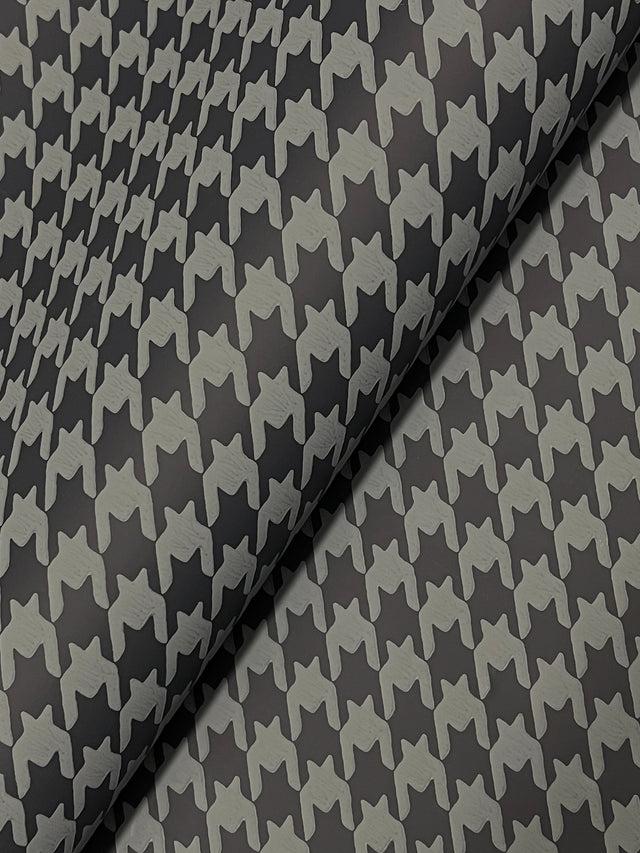 Ronald Redding 4211-83561 Watson Black Houndstooth Wallpaper