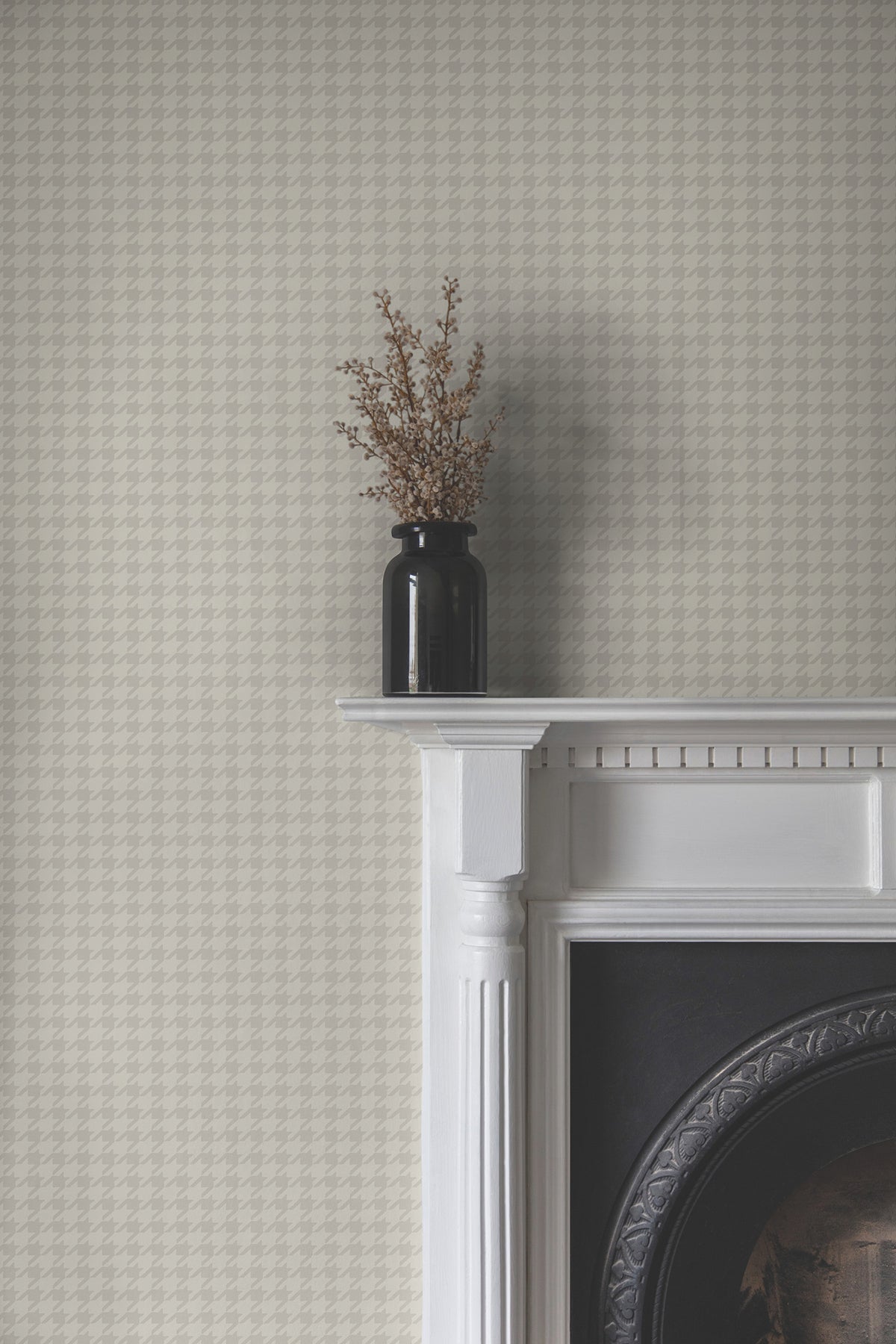 Ronald Redding 4211-83562 Watson Light Grey Houndstooth Wall
