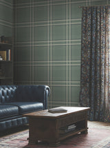 Ronald Redding 4211-83563 Country Club Plaid Green Faux Line