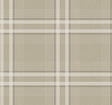 Ronald Redding 4211-83564 Country Club Plaid Taupe Faux Line