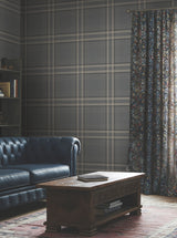 Ronald Redding 4211-83565 Country Club Plaid Charcoal Faux L