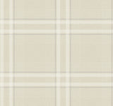 Ronald Redding 4211-83566 Country Club Plaid Beige Faux Line