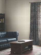 Ronald Redding 4211-83566 Country Club Plaid Beige Faux Line
