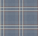 Ronald Redding 4211-83567 Country Club Plaid Denim Faux Line
