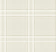 Ronald Redding 4211-83568 Country Club Plaid Dove Faux Linen