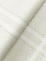 Ronald Redding 4211-83568 Country Club Plaid Dove Faux Linen