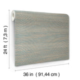 Ronald Redding 4211-83573 Warwick Navy Loomed Wallpaper