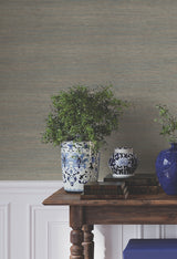 Ronald Redding 4211-83573 Warwick Navy Loomed Wallpaper