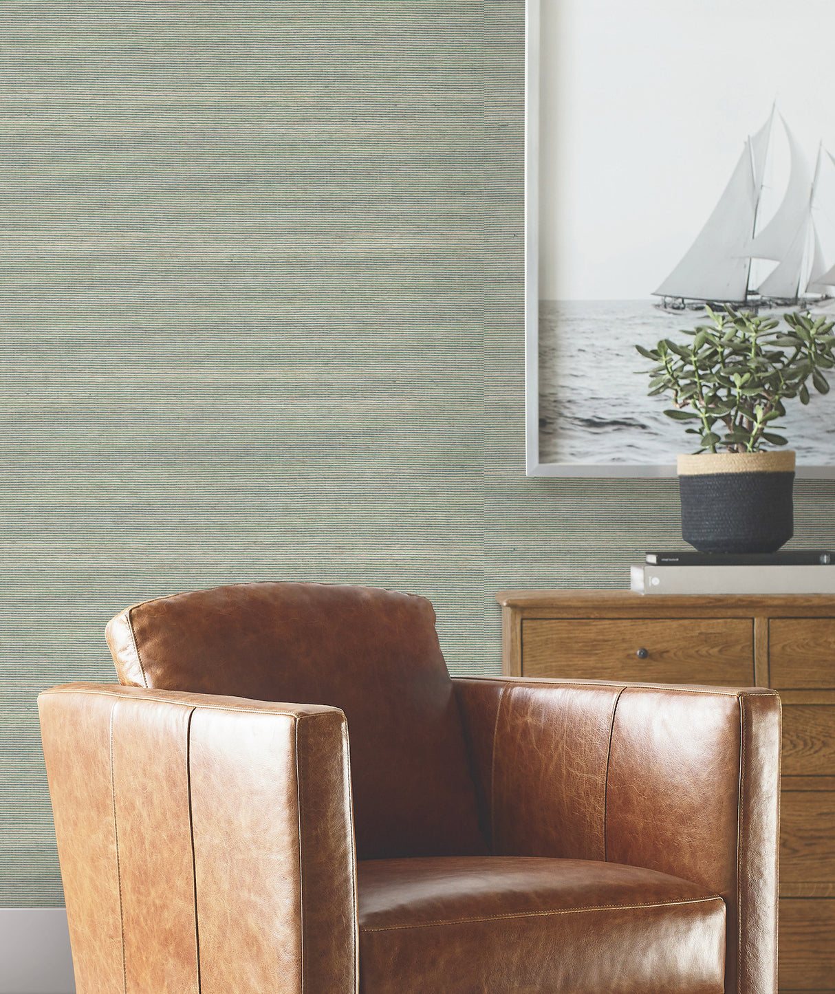 Ronald Redding 4211-83574 Warwick Moss Loomed Wallpaper