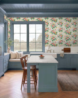 Rifle Paper Co. 4212-84360 Dahlia Linen & Blush Wallpaper