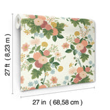 Rifle Paper Co. 4212-84361 Dahlia Cream Wallpaper