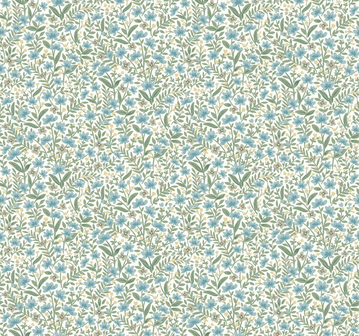 Rifle Paper Co. 4212-84367 Sylvie Blue Wallpaper