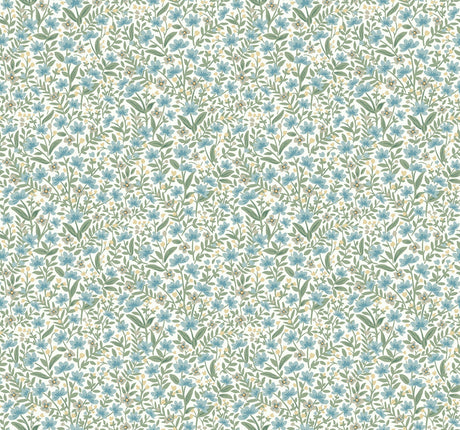 Rifle Paper Co. 4212-84367 Sylvie Blue Wallpaper