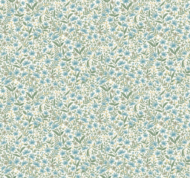 Rifle Paper Co. 4212-84367 Sylvie Blue Wallpaper