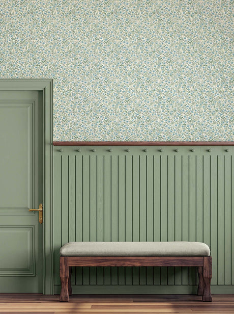 Rifle Paper Co. 4212-84367 Sylvie Blue Wallpaper