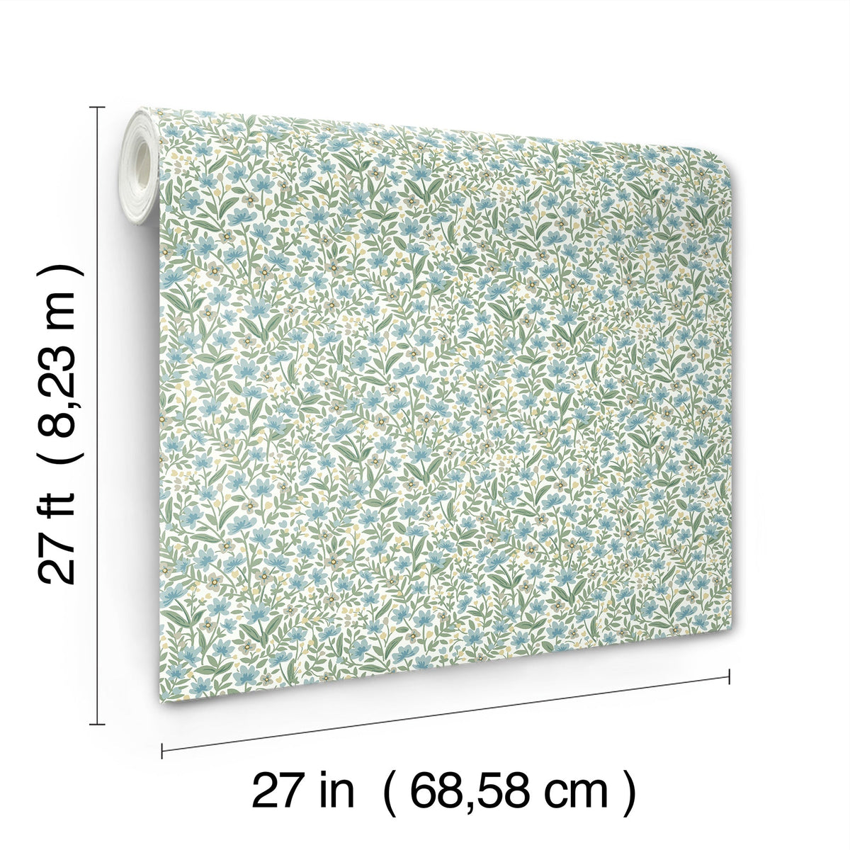 Rifle Paper Co. 4212-84367 Sylvie Blue Wallpaper